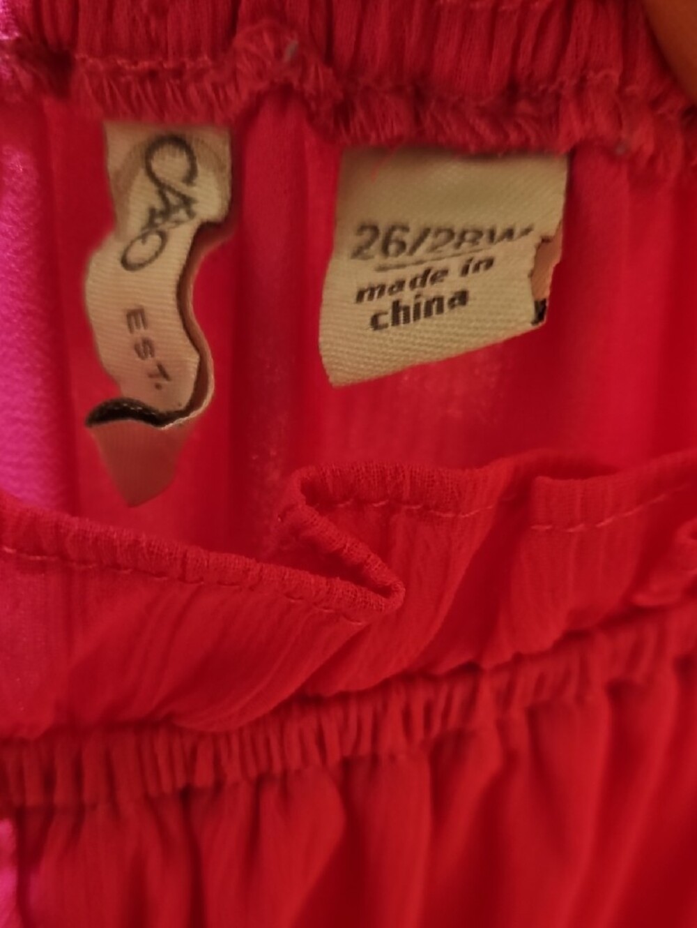 Cato Hot Pink Ruffle Blouse - Picture 6 of 7